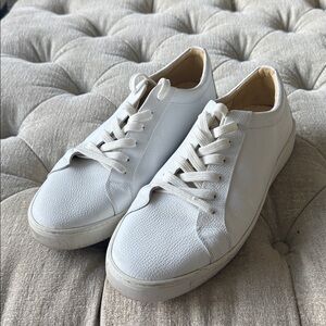 Mercanti Fiorentini MF Sneakers Men's US 12 White Leather Low Top Shoes
